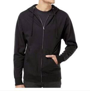 Independent Light Weight-Zip Up Hoodie